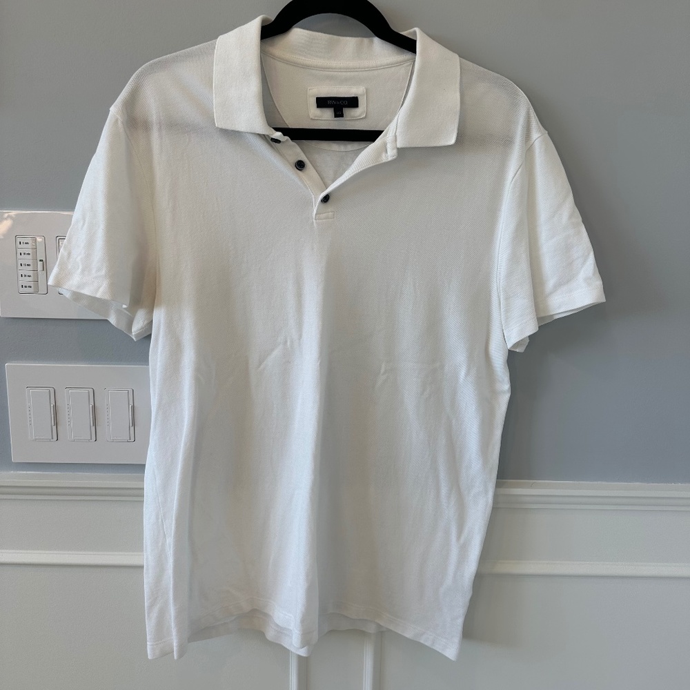 RW&CO white polo